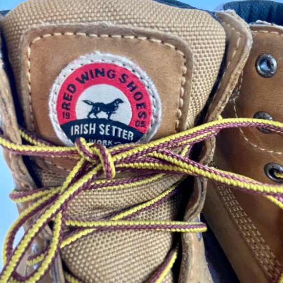 Irish Setter Hopkins Waterproof Leather Insulated Safety Toe Work Boots Size 8.5 - Picture 9 of 12